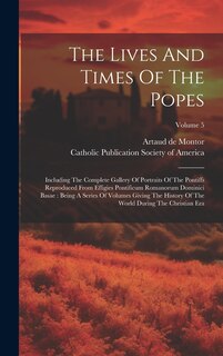 Front cover_The Lives And Times Of The Popes