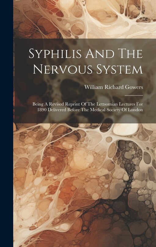 Couverture_Syphilis And The Nervous System