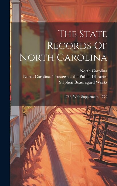 Front cover_The State Records Of North Carolina