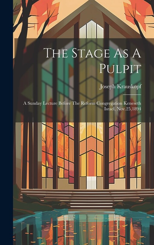 Front cover_The Stage As A Pulpit