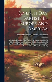 Couverture_Seventh Day Baptists In Europe And America
