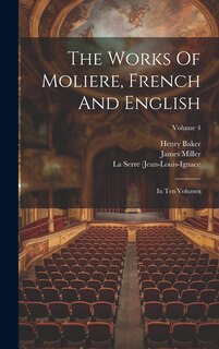 Front cover_The Works Of Moliere, French And English