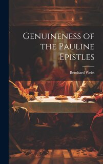 Couverture_Genuineness of the Pauline Epistles