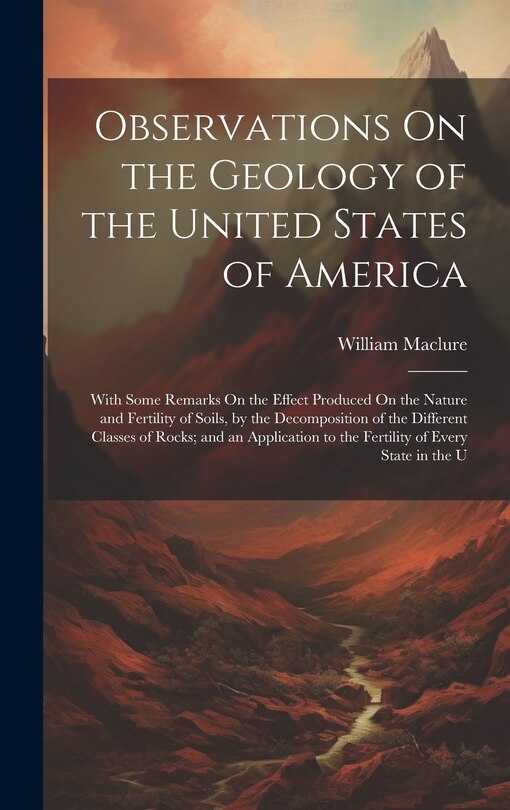 Couverture_Observations On the Geology of the United States of America