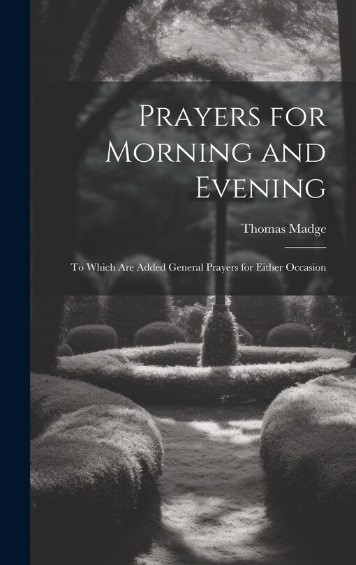 Front cover_Prayers for Morning and Evening
