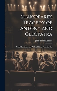 Couverture_Shakspeare's Tragedy of Antony and Cleopatra
