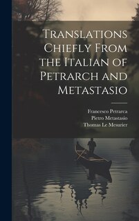 Front cover_Translations Chiefly From the Italian of Petrarch and Metastasio