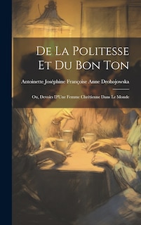 Front cover_De La Politesse Et Du Bon Ton