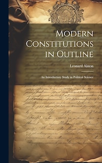 Front cover_Modern Constitutions in Outline