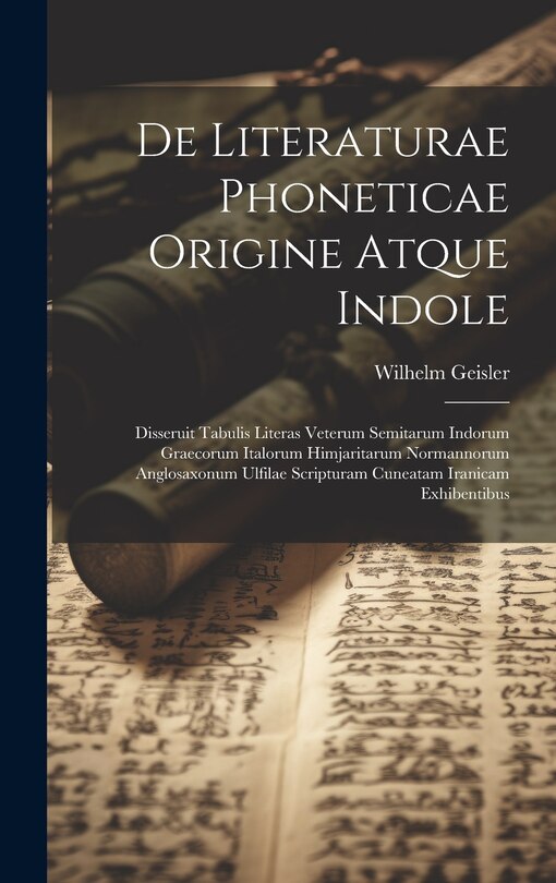 Front cover_De Literaturae Phoneticae Origine Atque Indole