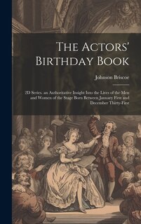 Front cover_The Actors' Birthday Book