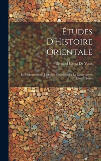Front cover_Études D'Histoire Orientale