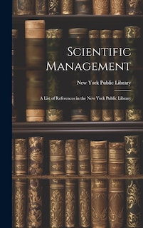 Couverture_Scientific Management