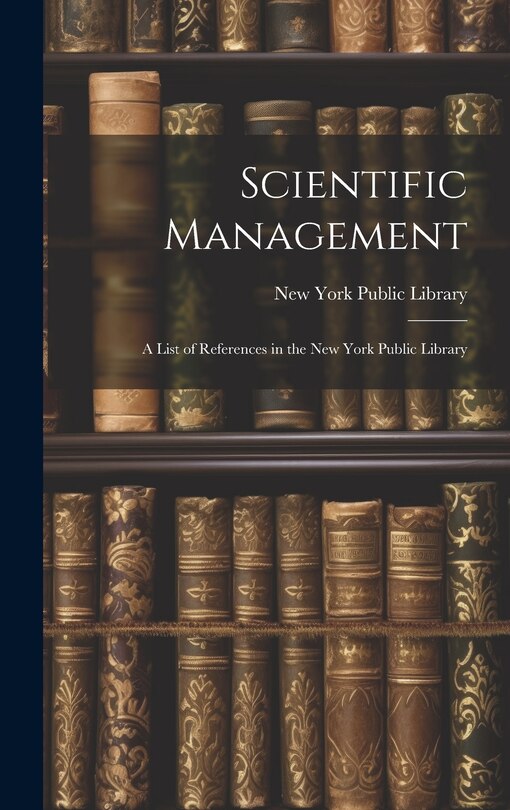 Couverture_Scientific Management