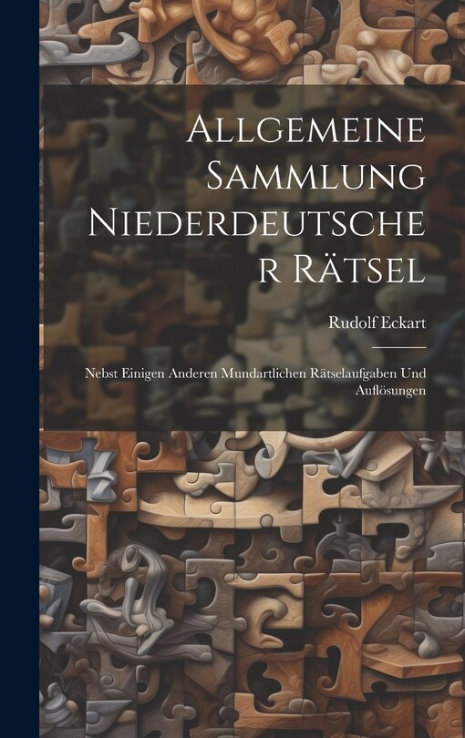 Front cover_Allgemeine Sammlung Niederdeutscher Rätsel