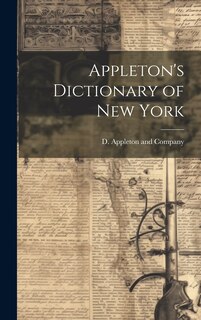Front cover_Appleton's Dictionary of New York