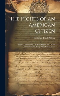 Front cover_The Rights of an American Citizen