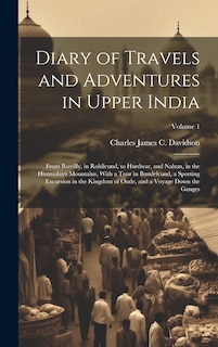 Couverture_Diary of Travels and Adventures in Upper India