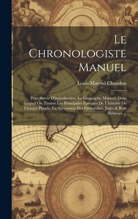 Front cover_Le Chronologiste Manuel