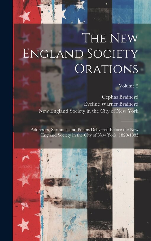 Front cover_The New England Society Orations