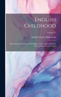 Front cover_English Childhood