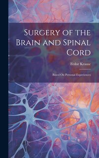 Couverture_Surgery of the Brain and Spinal Cord