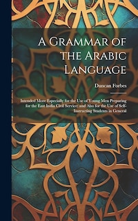 Front cover_A Grammar of the Arabic Language