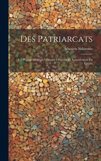 Front cover_Des Patriarcats