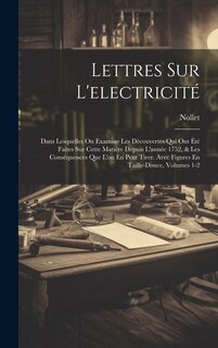 Front cover_Lettres Sur L'electricité