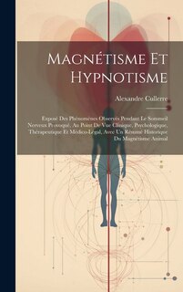 Couverture_Magnétisme Et Hypnotisme