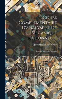 Front cover_Cours Complémentaire D'analyse Et De Mécanique Rationnelle