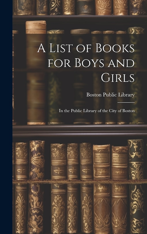 Front cover_A List of Books for Boys and Girls
