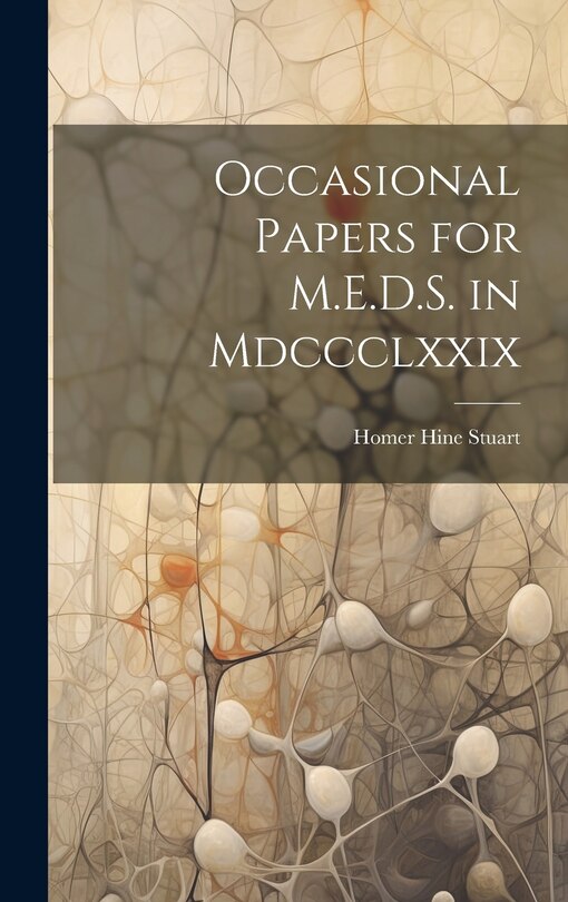 Couverture_Occasional Papers for M.E.D.S. in Mdccclxxix