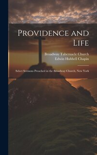 Front cover_Providence and Life