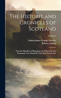 Couverture_The Historie and Cronicles of Scotland