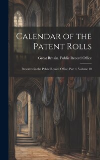 Couverture_Calendar of the Patent Rolls