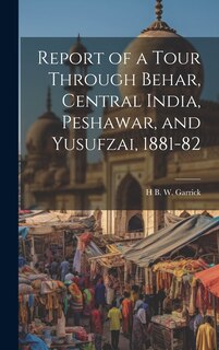 Front cover_Report of a Tour Through Behar, Central India, Peshawar, and Yusufzai, 1881-82