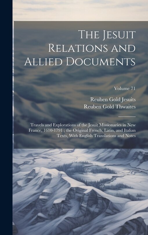 Front cover_The Jesuit Relations and Allied Documents