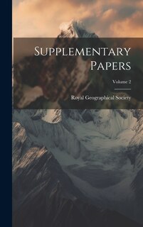Front cover_Supplementary Papers; Volume 2