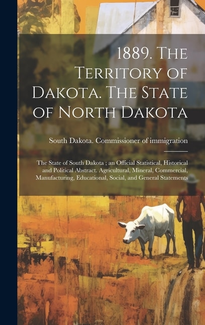 Couverture_1889. The Territory of Dakota. The State of North Dakota; the State of South Dakota; an Official Statistical, Historical and Political Abstract. Agricultural, Mineral, Commercial, Manufacturing, Educational, Social, and General Statements