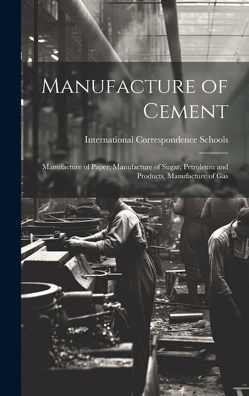 Front cover_Manufacture of Cement