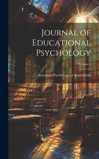 Front cover_Journal of Educational Psychology; Volume 1
