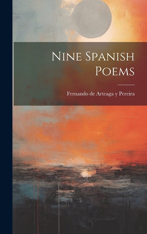 Front cover_Nine Spanish Poems