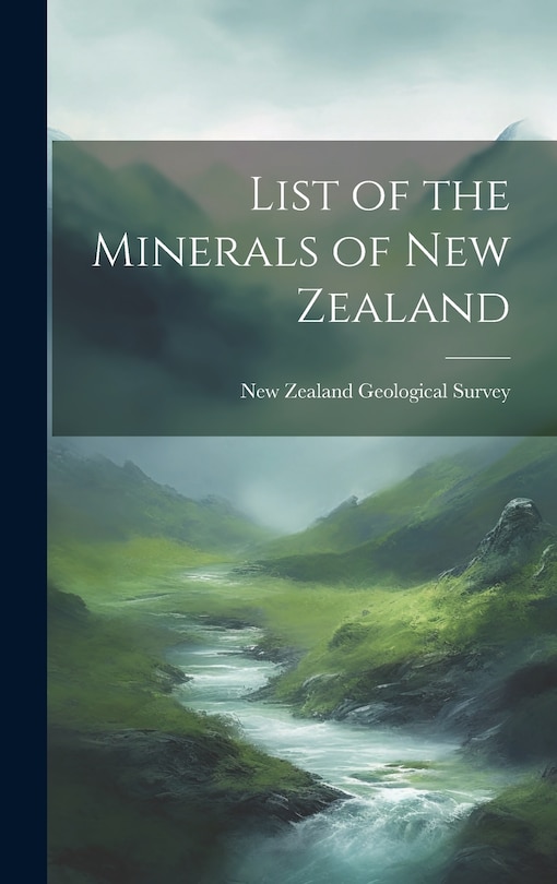 Front cover_List of the Minerals of New Zealand