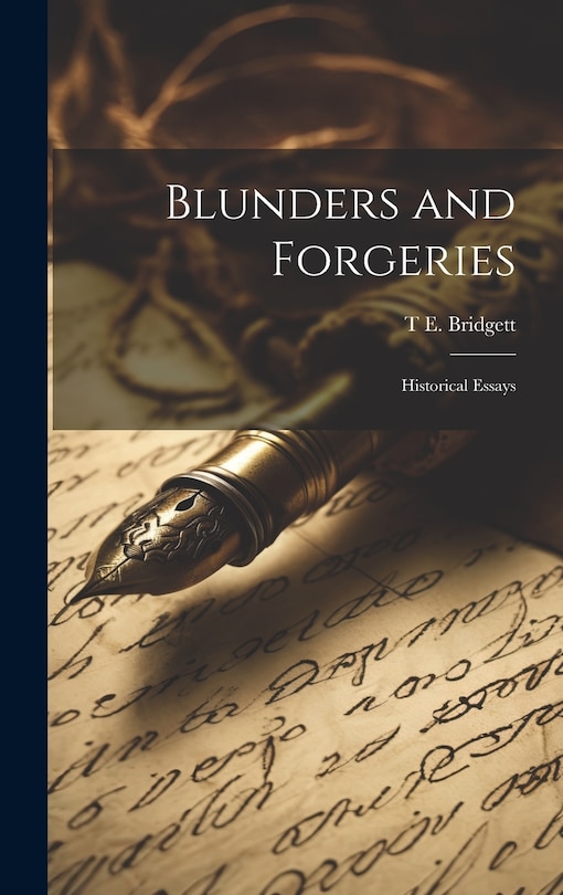 Couverture_Blunders and Forgeries