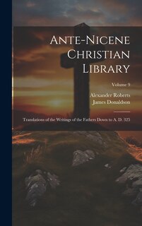 Couverture_Ante-Nicene Christian Library