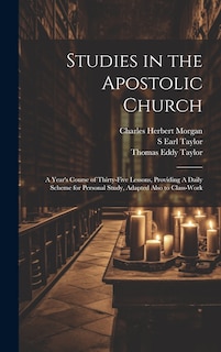 Front cover_Studies in the Apostolic Church