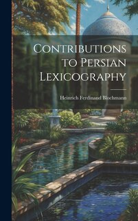 Front cover_Contributions to Persian Lexicography
