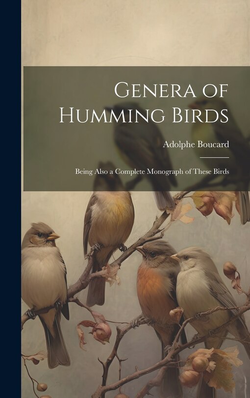 Front cover_Genera of Humming Birds