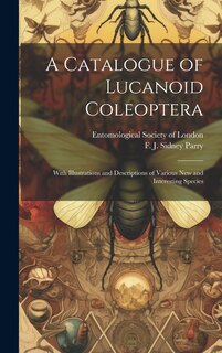 Couverture_A Catalogue of Lucanoid Coleoptera